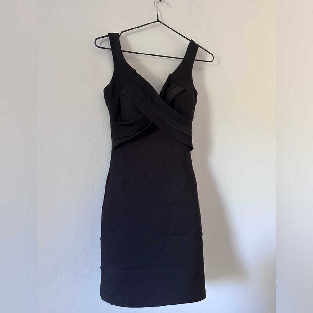 Black Bandage Body Con Dress Emerald Sundae XXS Perfect Used Condition